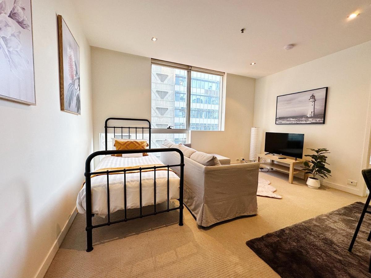 מלבורן Luxe Central City Qv Apartment With Indoor Pool & Gym מראה חיצוני תמונה